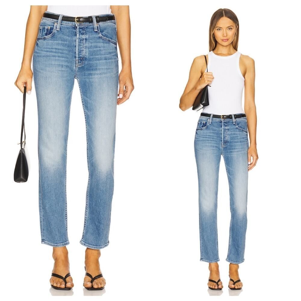 Brand new mother the tomcat flood fray Jeans in tasty waves 28"